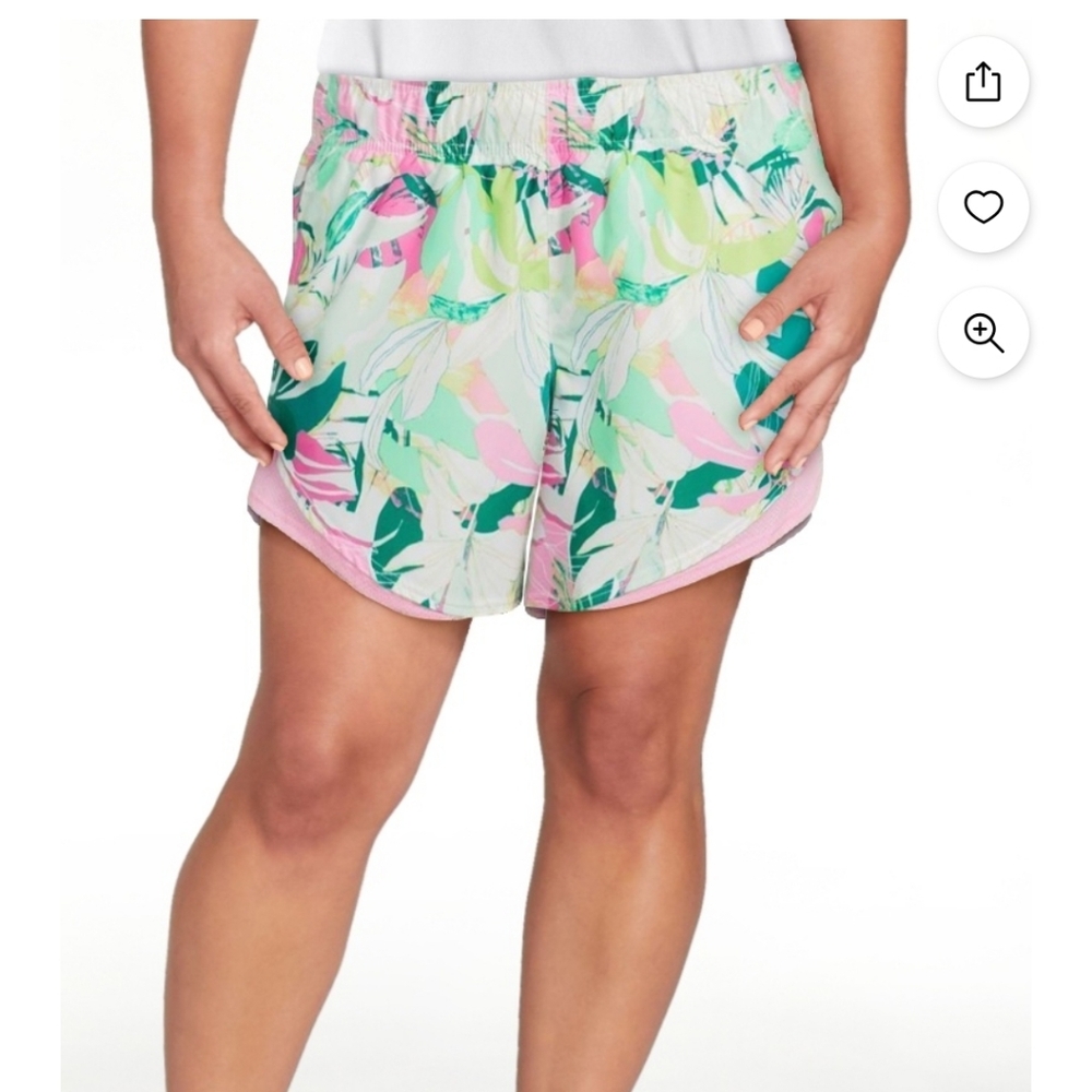 Floral Pink Women's Running Shorts